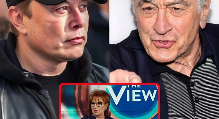 Breaking : Robert De Niro defends Joy Behar and attacks Elon Musk on The View: He doesn’t deserve your trust